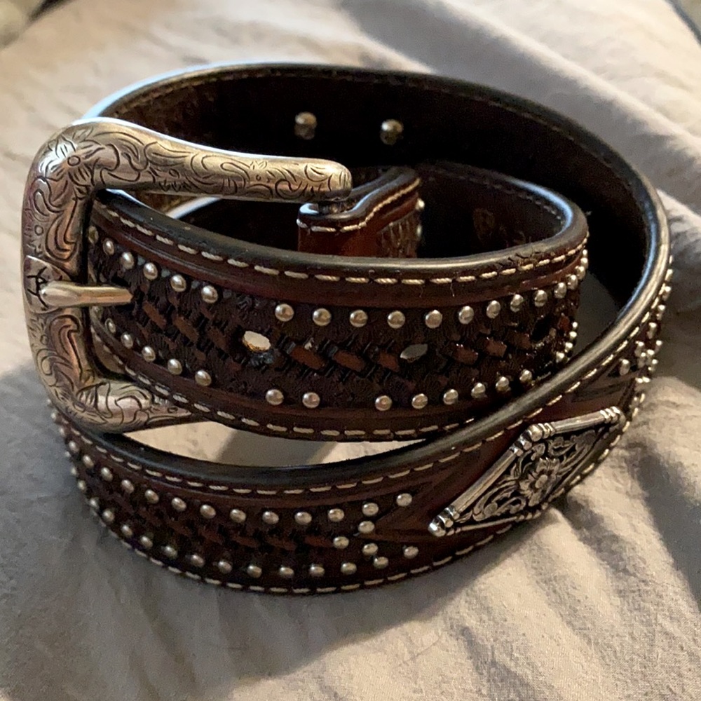 WESTERN BOYS' ARIAT WESTERN BELT- STYLE #A1300808